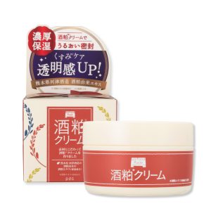 Wafood Made Sake Lees Cream 55g Moisturizing Cream High Moisturizing Care for Dull Skin Rich Moisturizing Transparency Sake Lees Beauty Sake Lees Extract Rice Fermentation Liquid Yeast Rice Ceramide Isomerized Sugar Skin Care