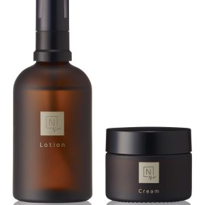 N organic Vie Skincare Set (Lotion & Cream) (Approx. 2-Month Supply) Firms, Improves Dryness, Fine Lines, Mature Skin, Moisturizes, and Reduces Dullness with a Relaxing Citrus Scent