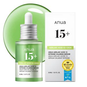 ANUA Azelaic Acid 15 Intense Calming Serum 30ml Serum Oil-moisture balance Sebum Pore care cica High-density serum azelaic serum Combination skin Oily skin Skin care Korean serum Korean cosmetics