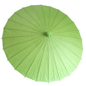 Smiti Japanese Umbrella, Paper Umbrella, Parasol, Plain, 9 Colors, Diameter 84cm, Green