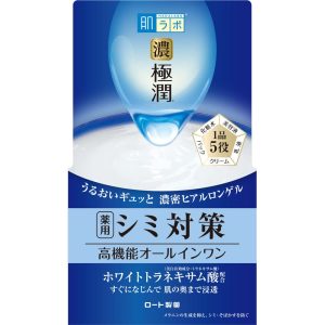 Hada Labo Koi Gokujyun All-in-One Whitening Perfect Gel Medicinal Spot Prevention White Tranexamic Acid x 2 Vitamins [Quasi-drug]