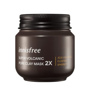 Innisfree Super Volcanic Pore Clay Mask 2X 100ml - Genuine product, oily skin, dark spots, mud pack, face pack, clay mask, mild, pore care, trouble care, pore care, sebum absorption, volcanic ash