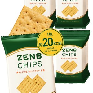 Healthy Snack: ZENB Chips, 20 bags (120 standard chips), Crackers, Pea Chips [Low Carb, Fiber, Gluten-Free, Low Carb, Carbohydrate Control, Intestinal Health, Fiber Supplement, Dietary Replacement, Iron, Snack, Hunger Satisfaction, Snack, Sugar-Free]
