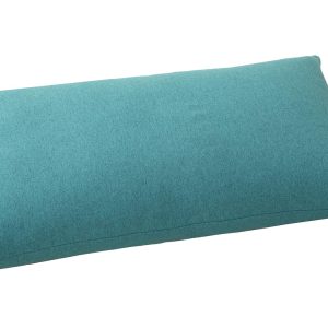 Haguko Long Cushion Cover 68 120 1 Piece Long Duvet Cover Nordic Stylish Cotton Linen Texture Linen Style Peach Skin Soft Touch Decorative Pillow Cover Turquoise Blue