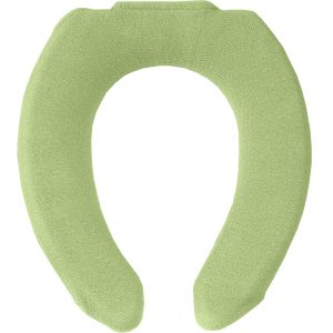 OKA Etoff Toilet Seat Cover U-Shaped Green (Nordic, Washable, Stylish)