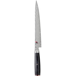 MIYABI "5000FC-D Slicing Knife 240mm Made in Japan" Damascus Double-edged Slicer Knife Multi-layered Steel Stainless Steel Made in Seki City, Gifu Prefecture [Official Japanese Product] 34680-241