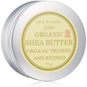 spa hinoki organic shea butter 75g refined (Ecocert certified) skin care lip care nail care hair care hair balm