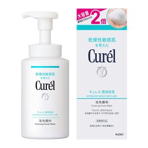 Curel Moisturizing Foam Cleanser, Large Bottle, 300ml