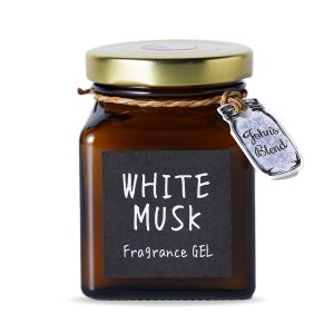 John's Blend Air Freshener Gel White Musk Room Fragrance Freestanding Entranceway Toilet Room 135g OA-JON-86-1