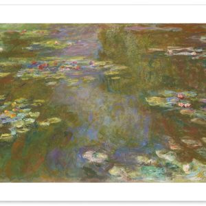 Poster Claude Monet painting "Water Lilies Pond 1917" A3 size [Made in Japan] [For interior wallpaper] Wallpaper Stylish Art poster