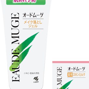 Au de Muge Makeup Remover Gel 130g Au de Muge series designed to prevent recurring acne and rough skin Contains moisturizing ingredients Weakly acidic, paraben-free, oil-free formula Cosmetics Comes with a sample of Medicated Skin Milk Kobayashi Pharmaceutical