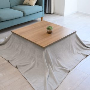 CottonDreams Kotatsu Quilt, Space Saving, Lightweight, Square, Warm, Kotatsu Blanket, 180*180cm, Kotatsu Quilt, Flannel Fabric, Anti-Static, Thermal, Blanket