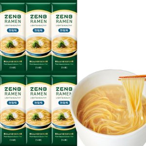 [Gluten-free ramen] ZENB Zenbu ramen meal kit, 6 meals, delicious salty taste, quick boiling in 4 minutes [Carb-free, gluten-free ramen, carbohydrate restriction, carbohydrate control, dietary fiber replacement for dietary fiber supplementation, protein, dietary fiber, fat reduction, healthy, microwaveable]