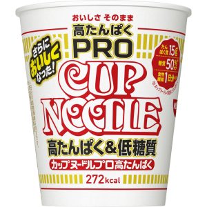 Cup Noodle PRO High Protein & Low Carbohydrate [Contains 1 day's worth of dietary fiber] Nissin Foods Cup Noodles 74g x 12 pieces