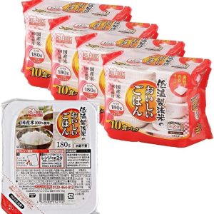 IRIS OHYAMA Packed Rice 180g x 40 pieces 100% domestic rice Low temperature processed rice Emergency food Rice Retort