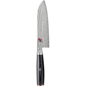 Zwilling JA Henckels MIYABI "5000FC-D Santoku Knife 180mm Made in Japan" Damascus Knife Multi-layered Steel Stainless Steel Made in Seki City, Gifu Prefecture [Official Japanese Product] 34684-181