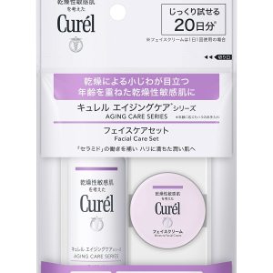 Curel [Trial Set] Aging Care (Lotion 30ml + Cream 10g)