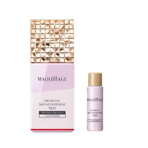 MAQUILLAGE Dramatic Skin Sensor Base NEO Lavender (Extra Set) 25mL + 8mL Extra SPF50+ PA++++ | Makeup Base | Liquid | Fragrance-Free | Online Exclusive | Long-Lasting Makeup, Shine-Reducing, UV Protection, Pore Correction, Tone-Up | Shiseido