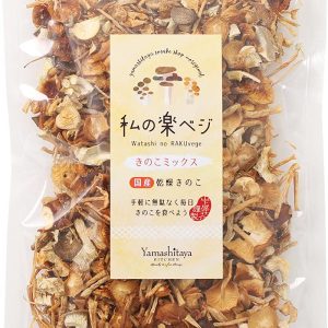 Yamashitaya Sousuke Domestic Dried Vegetables and Mushrooms Mix (Sweet Enoki Mushrooms, Wild Enoki Mushrooms, Hiratake Mushrooms / 35g) Dried Mushrooms Freeze-Dried Miso Soup Ingredients Easy to Cook Long-Term Storage Emergency Food