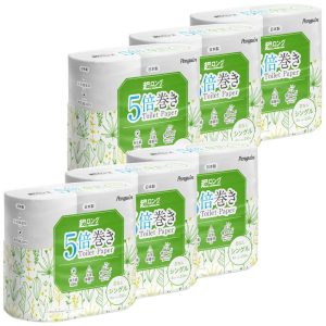 Penguin toilet paper, single, coreless, extra long, 5x length, 250m, 4 rolls x 6 pack (24 rolls for 120 rolls)