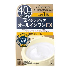 LUCIDO [Quasi-drug] Medicated Perfect Skin Cream EX for men over 40 years old, moisturizing, wrinkles, blemishes, all-in-one, 90g (x 1)
