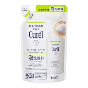 Curel Sebum Trouble Care Foaming Facial Cleanser Refill 130ml