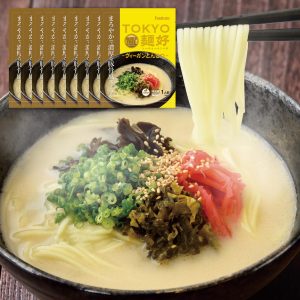 Foodizm TOKYO Menko Vegan Tonkotsu 9 meal set Gluten-free ramen Vegan Vegetarian Made with 100% domestic rice flour No wheat Semi-dried noodles No animal ingredients Chewy noodles Allergy-friendly Rice flour noodles