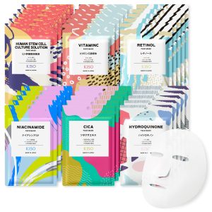 KisoCare Face Pack, Popular Mask Set of 30, Individually Wrapped, Made in Japan, Skin Care, Mask for Multiple Uses, Moisturizing, Moisturizing, Moisturizing, Dry Skin, Moisturizing, Serum, Beauty Ingredients, Moisturizing, Home Beauty Salon, Sheet Mask, Moisturizing Skin Care