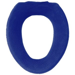 OKA Toilet Seat Cover for O-Type Cats (Blue)