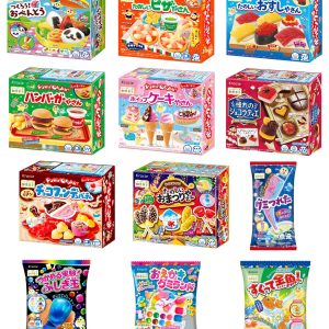 Educational sweets by Kracie Let's have fun making them and eating them together! A set of 12 types of "educational sweets" that will help develop your child's rich creativity