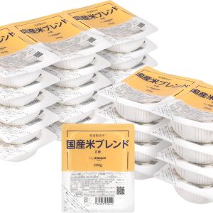 Packed rice, 100% domestic rice, 200g x 24 packs, low-temperature processed rice