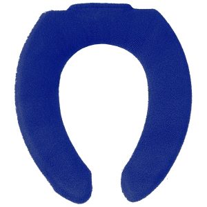 OKA Uchineko U-shaped toilet seat cover (blue)