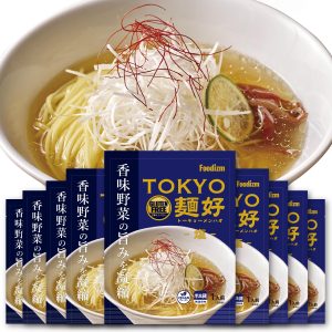 Foodizm TOKYO Menko Luxury Rich Salt 30 meal set Gluten-free ramen Vegan Vegetarian Made with 100% domestic rice flour No wheat Semi-dried noodles No animal ingredients Chewy noodles Allergy-friendly Rice flour noodles