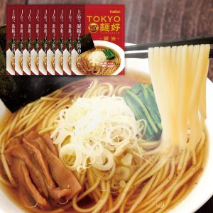 Foodizm TOKYO Menko Soy Sauce 9 Meal Set Gluten-Free Ramen Vegan Vegetarian Made with 100% Japanese Rice Flour No Wheat Semi-Dried Noodles No Animal Ingredients Chewy Noodles Allergy Friendly Rice Flour Noodles